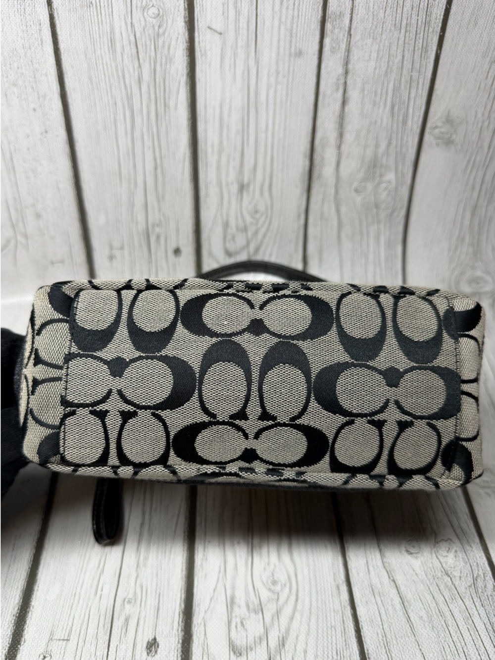 PRE LOVED Coach Y2K Signature Stripe Top Handle Mini Shoulder Bag - Picture 6 of 11